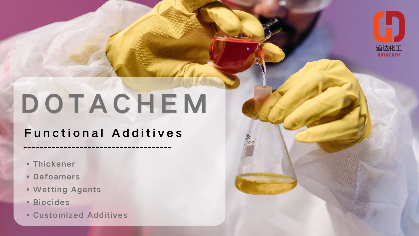 Vi introduserer Dotachems serie med funksjonelle tilsetningsstoffer: Praktiske løsninger for industrielle formuleringer